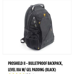 Guard dog Proshield II Bulletproof Backpack
